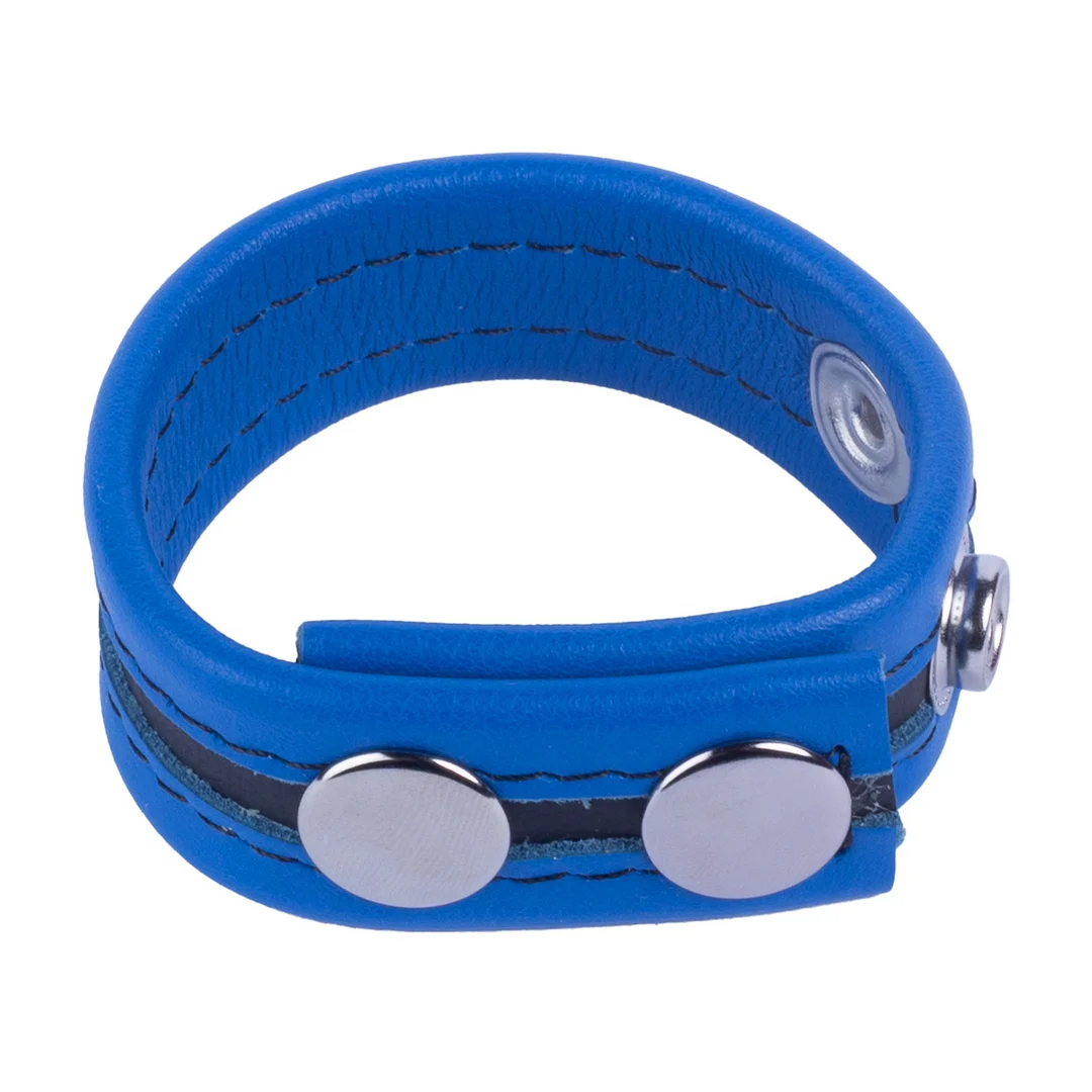 RL-14241-5 Tippy Leder Cockring blau – Bild 1