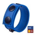 Red Leather Cocky verstellbarer Ledercockring blau – Bild 3