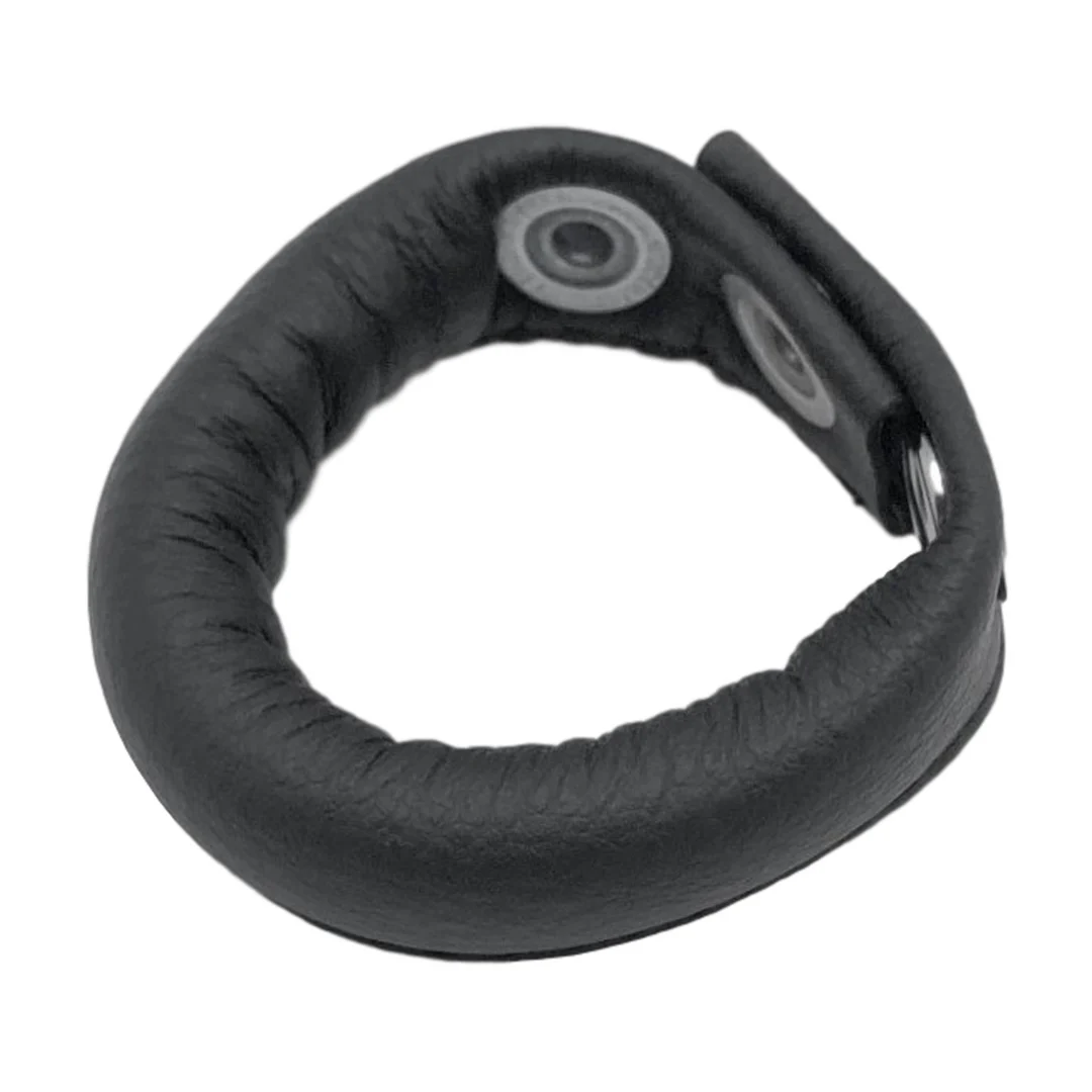 Verstellbarer Ballstretcher aus Leder, 70 g, schwarz – Bild 1