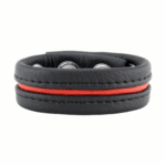 Verstellbarer Leder Cockring rot