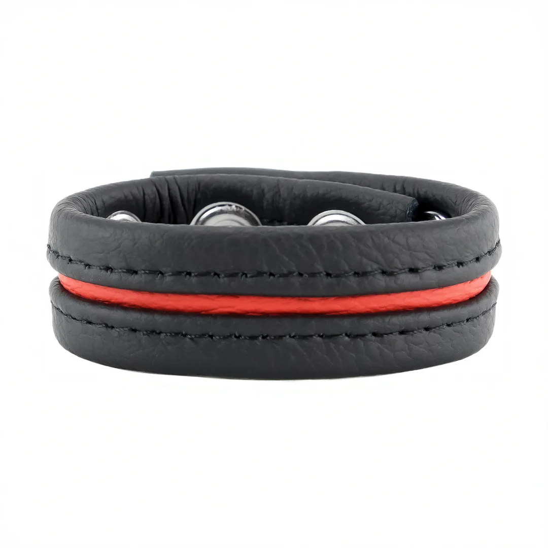 RL-31708-5 Verstellbarer Leder Cockring rot – Bild 1