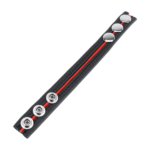 Verstellbarer Leder Cockring rot – Bild 2