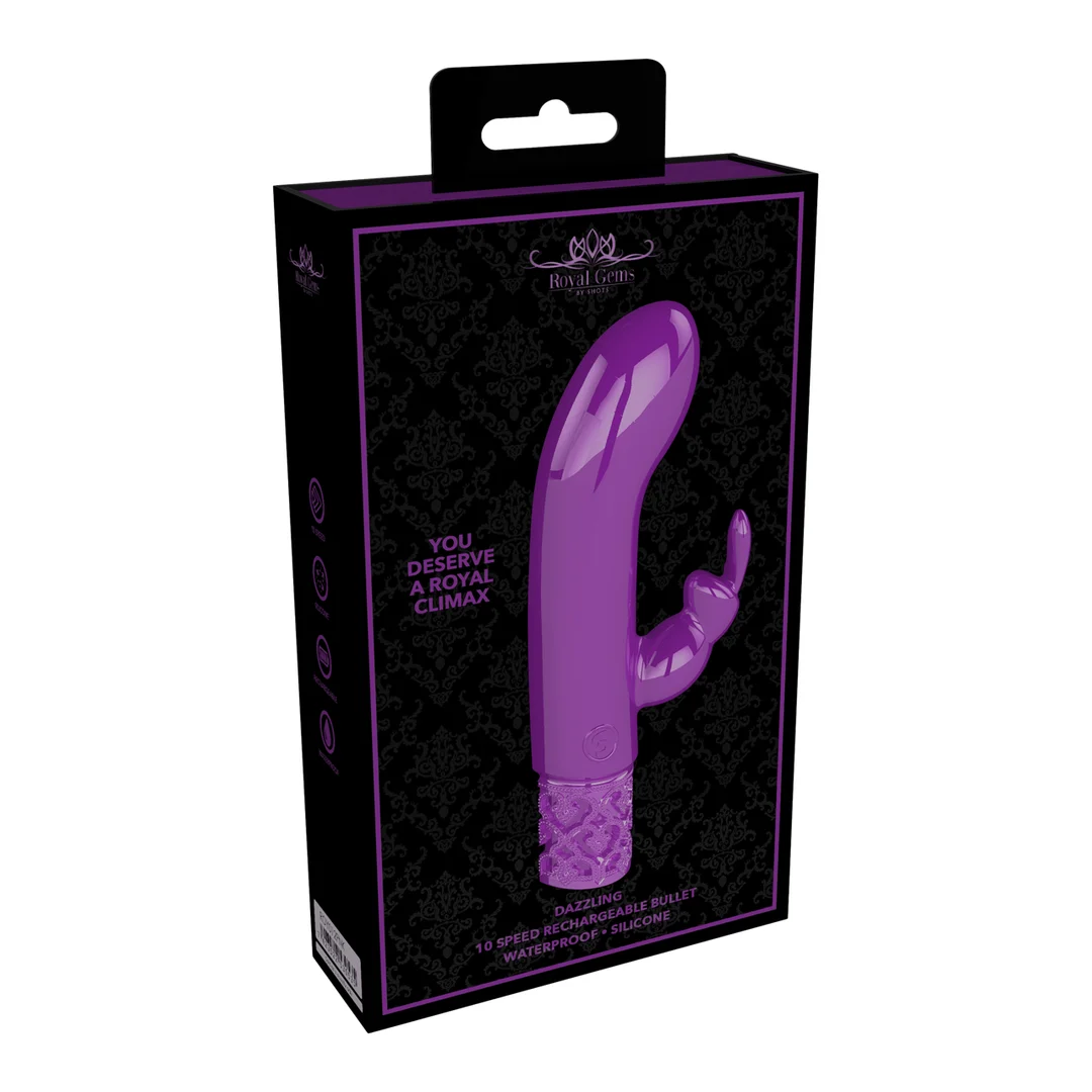 Rabbit Vibrator – wiederaufladbar & 10 Stufen – Royal Gems Royal Gems by Shots – Bild 6