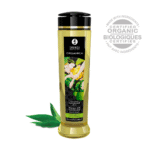 Erotisches Massageöl, natürliches essbares Massageöl, Grüner Tee, Shunga, 8 fl oz / 240 ml – Bild 3
