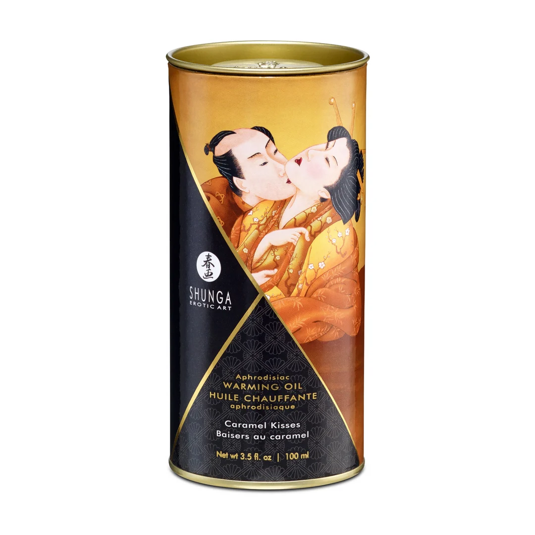 S-2215_1 Shunga Aphrodisia Wärmeöl mit Karamellgeschmack, 100 ml – Bild 1