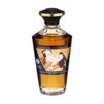 Shunga Aphrodisia Wärmeöl mit Karamellgeschmack, 100 ml – Bild 2