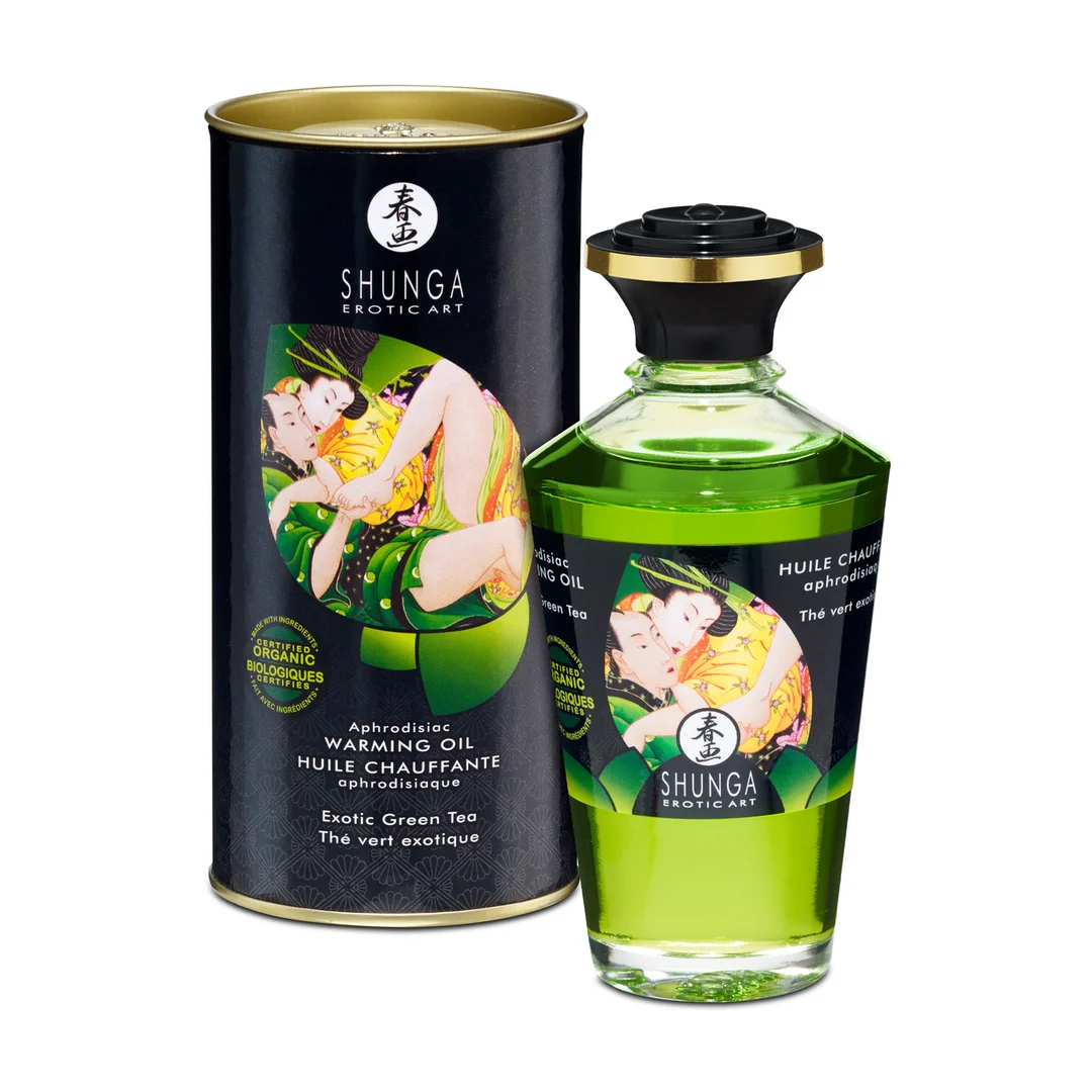 Wärmeöl Exotischer Grüner Tee, 100 ml – Aphrodisia Öl – Bild 3