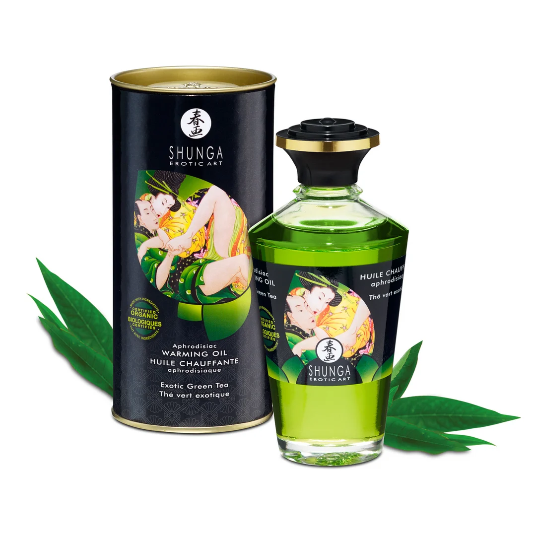 Wärmeöl Exotischer Grüner Tee, 100 ml – Aphrodisia Öl – Bild 4