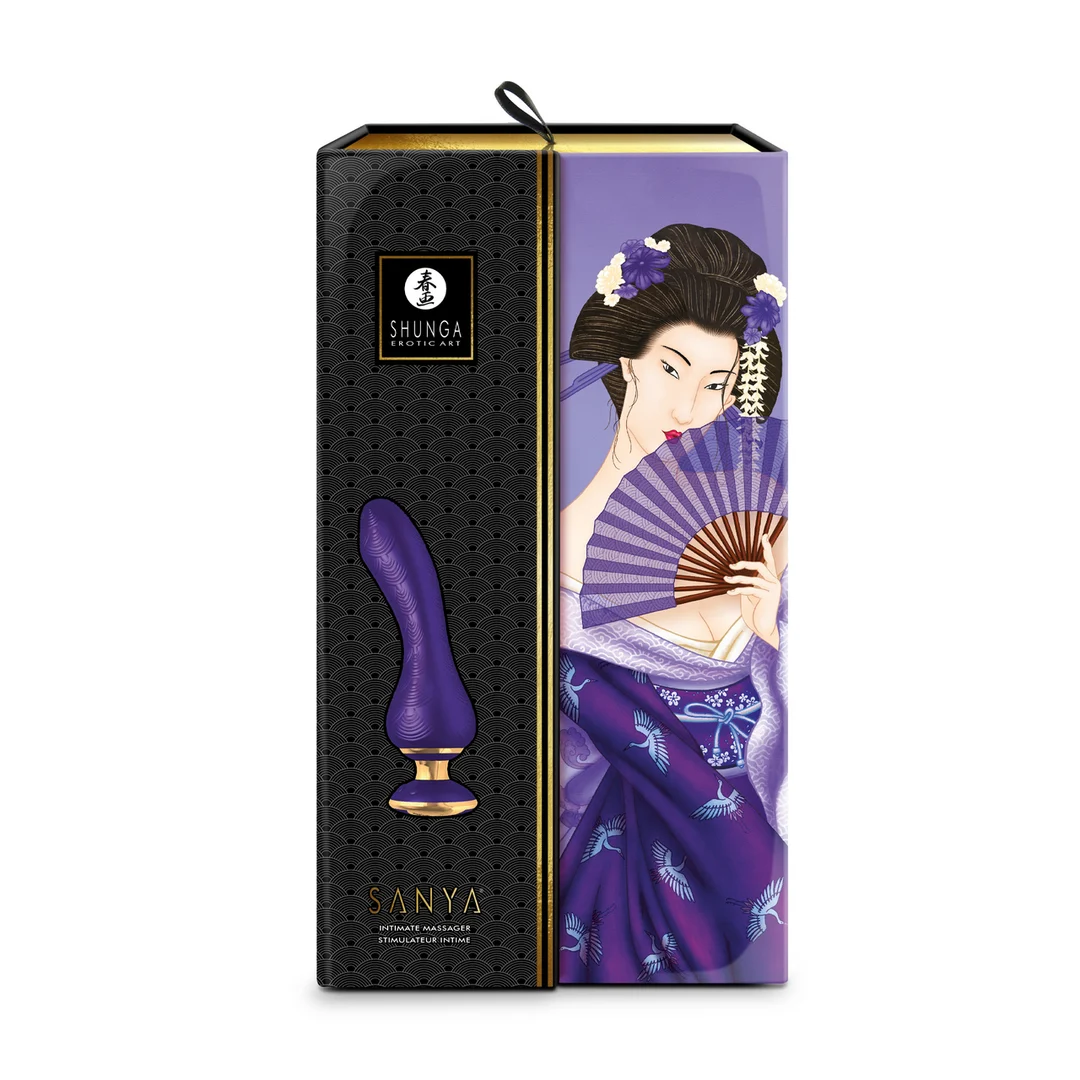 S-303_1_1 Vibrator – ergonomisches Design – SANYA Lila Shunga – Bild 1