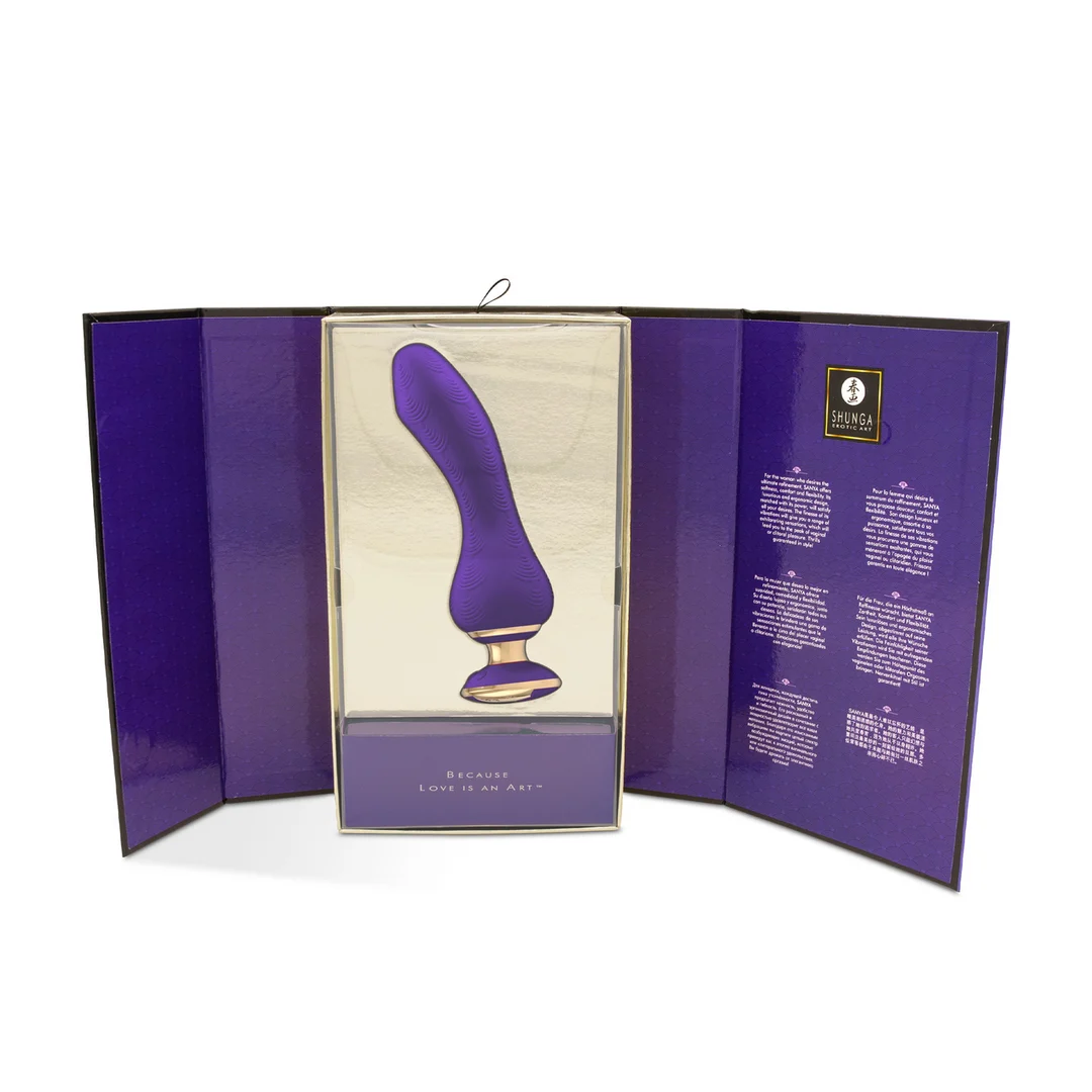 Vibrator – ergonomisches Design – SANYA Lila Shunga – Bild 2