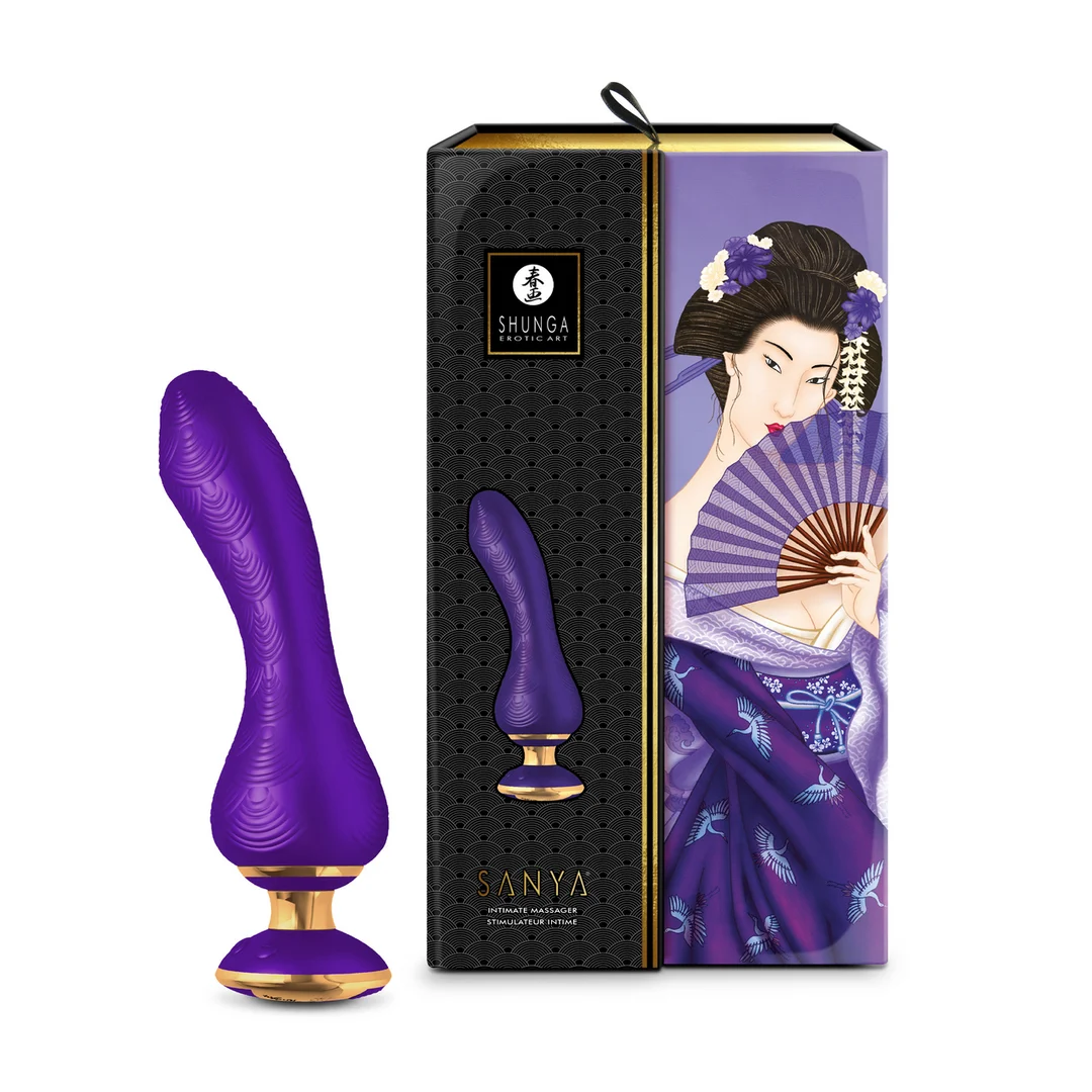 Vibrator – ergonomisches Design – SANYA Lila Shunga – Bild 3