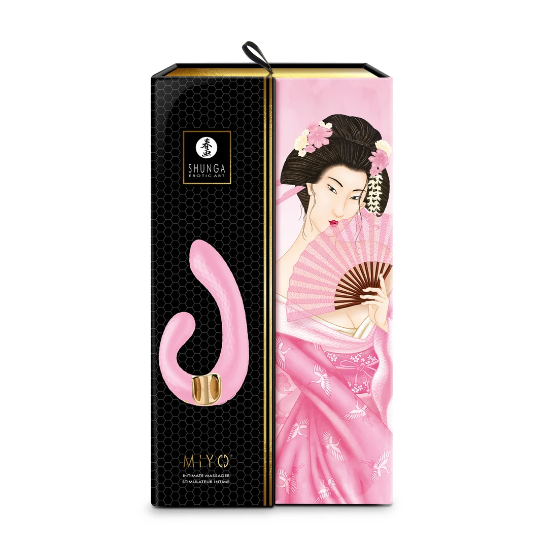 S-502_1 G Punkt Vibrator mit angenehmem Griff – Hellrosa Shunga – Bild 1