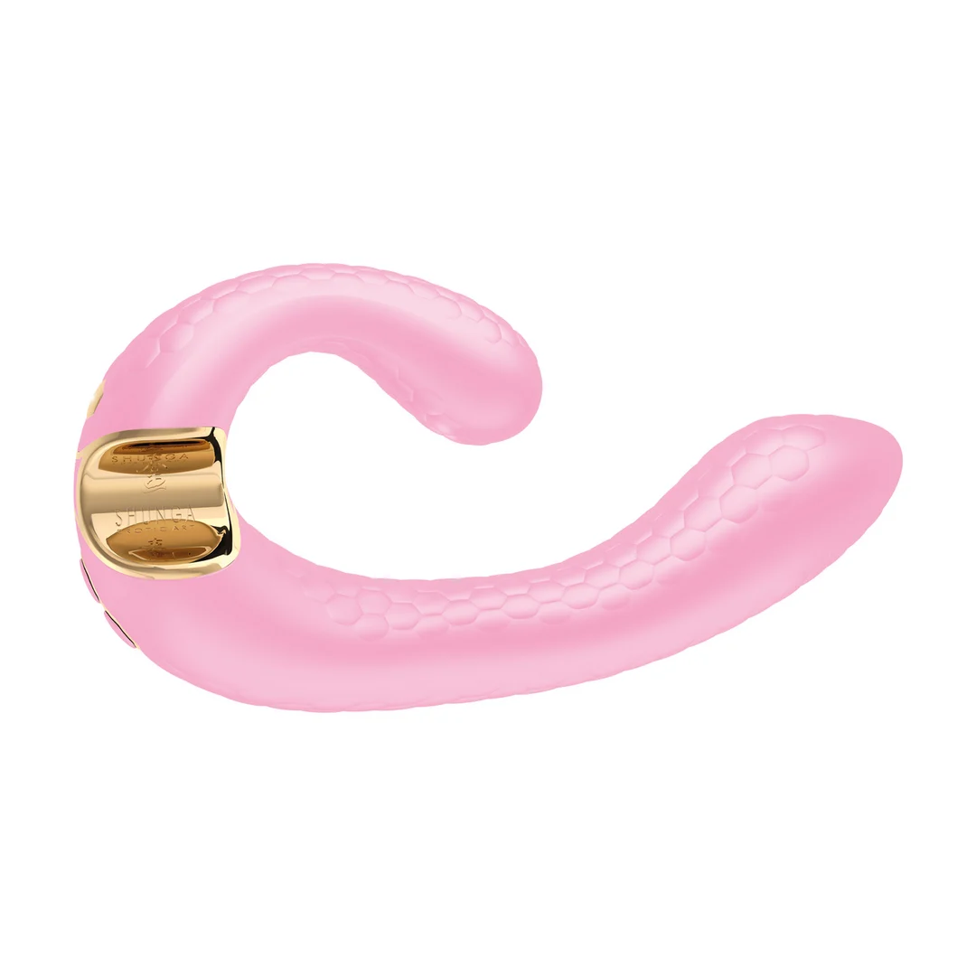 G Punkt Vibrator mit angenehmem Griff – Hellrosa Shunga – Bild 4