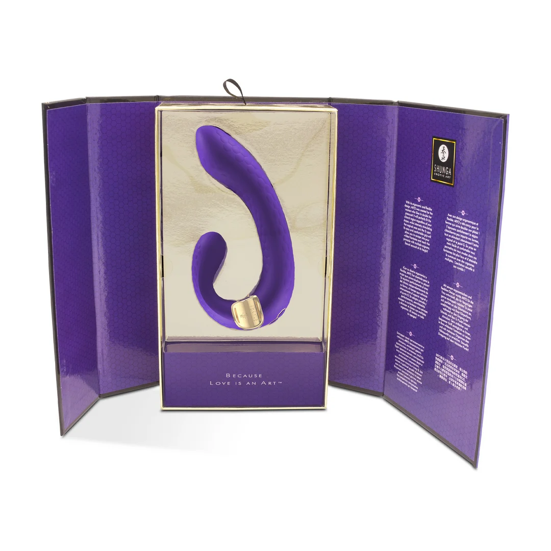 G Punkt Vibrator mit angenehmem Griff – Hellrosa Shunga – Bild 8