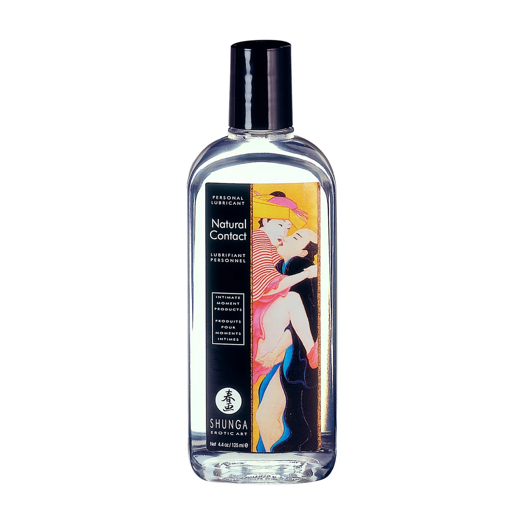 S-6000_1_1 Gleitgel auf Wasserbasis, latex und silikonfreundlich, wasserlöslich und fleckenfrei, ohne Duftstoffe und Geschmack, 125 ml, Shunga – Bild 1