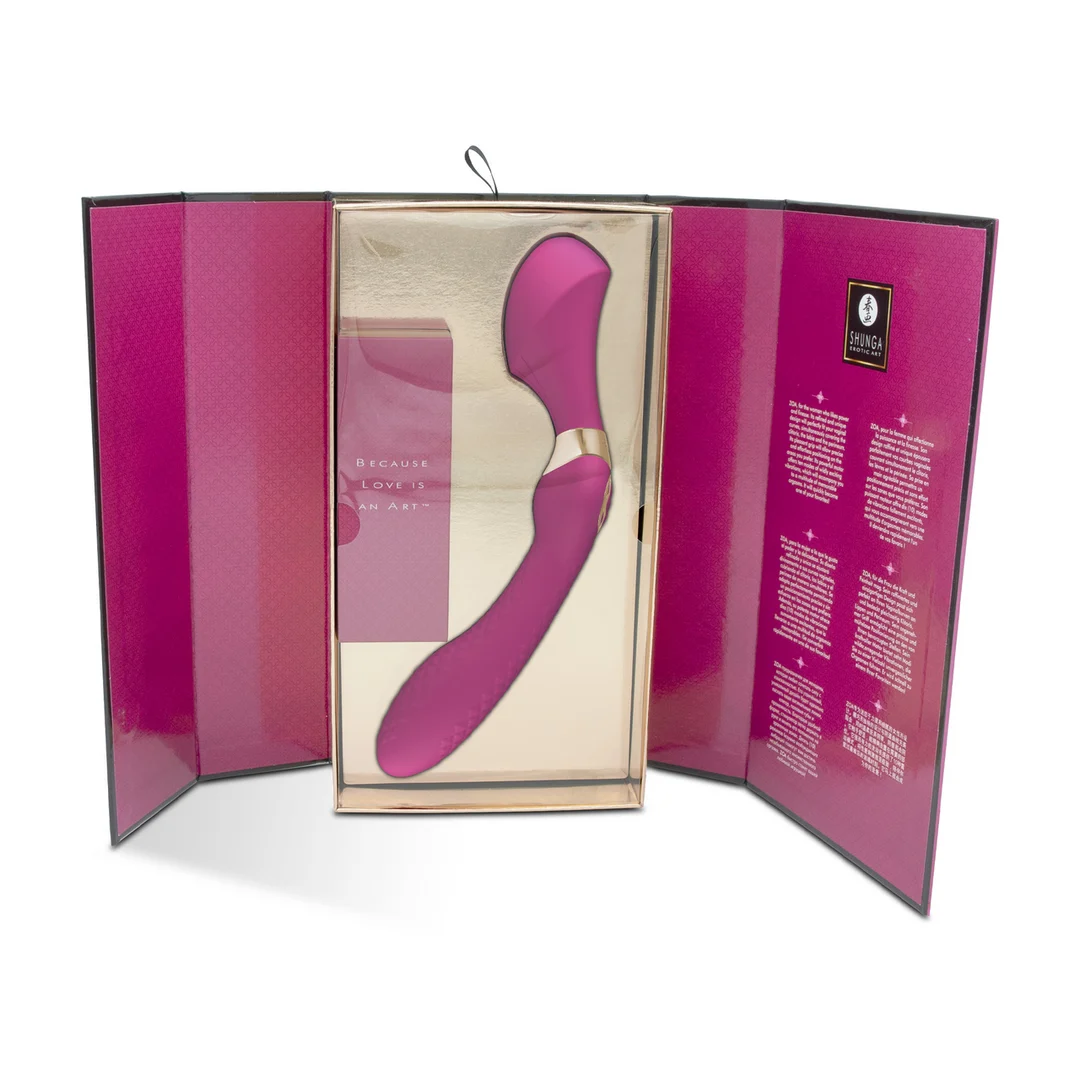 Vibrator – 10 Modi – ZOA Himbeere von Shunga – Bild 2