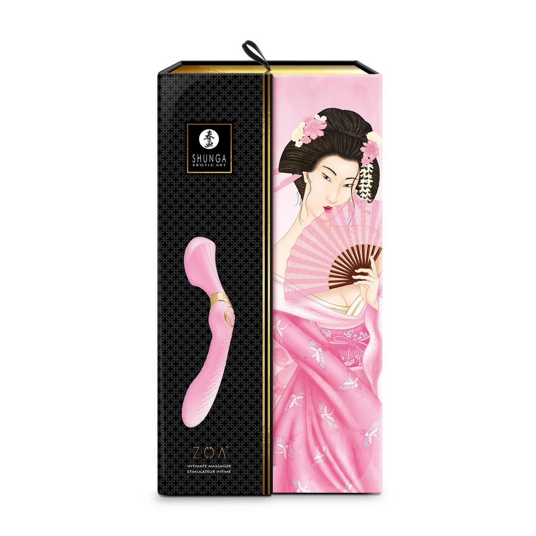Vibrator – 10 Modi – ZOA Himbeere von Shunga – Bild 7