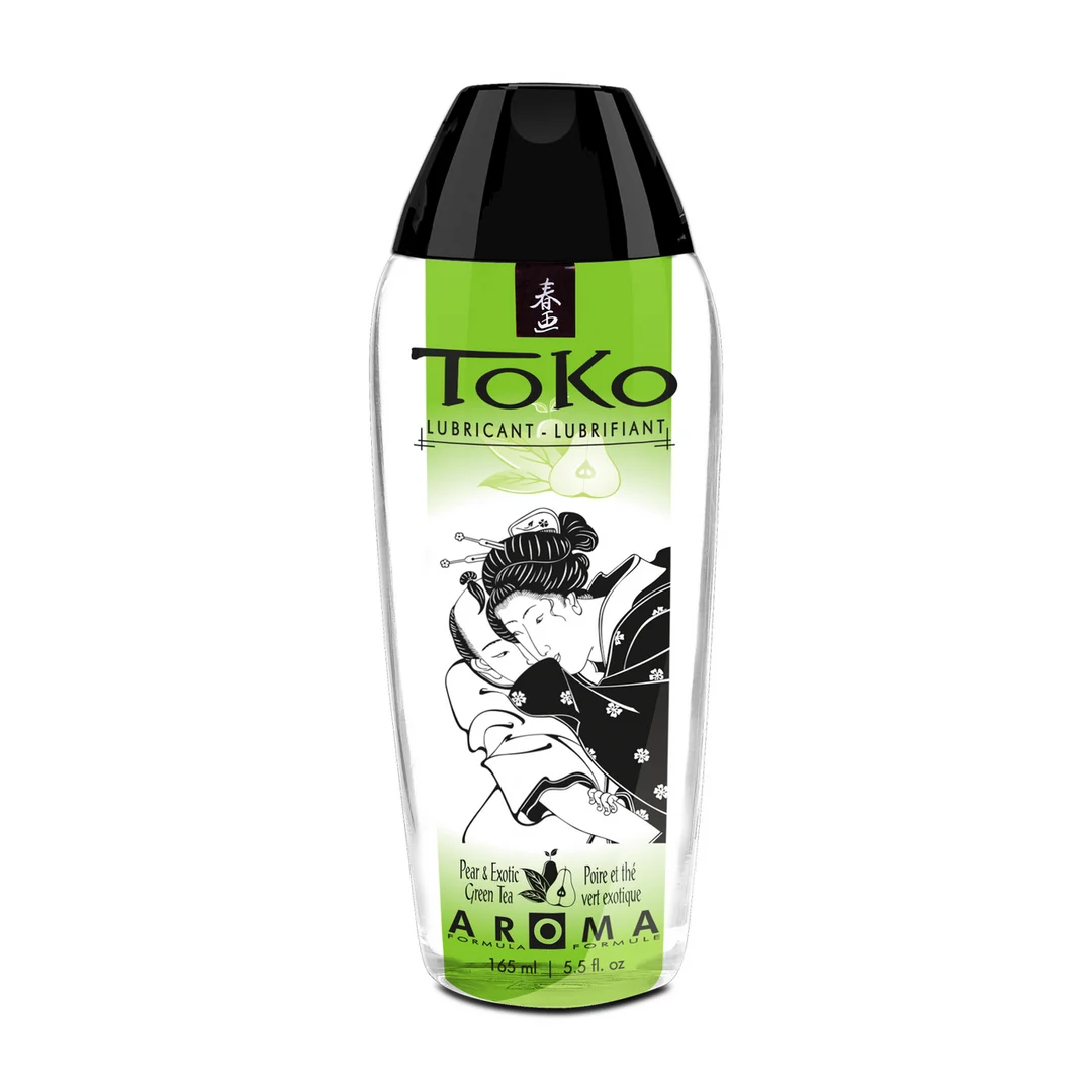 S-6411_1_1 Gleitgel mit Geschmack – auf Wasserbasis, ultra seidig weich – Birne und exotischer grüner Tee – 165 ml – Shunga – Bild 1