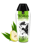 Gleitgel mit Geschmack – auf Wasserbasis, ultra seidig weich – Birne und exotischer grüner Tee – 165 ml – Shunga – Bild 2