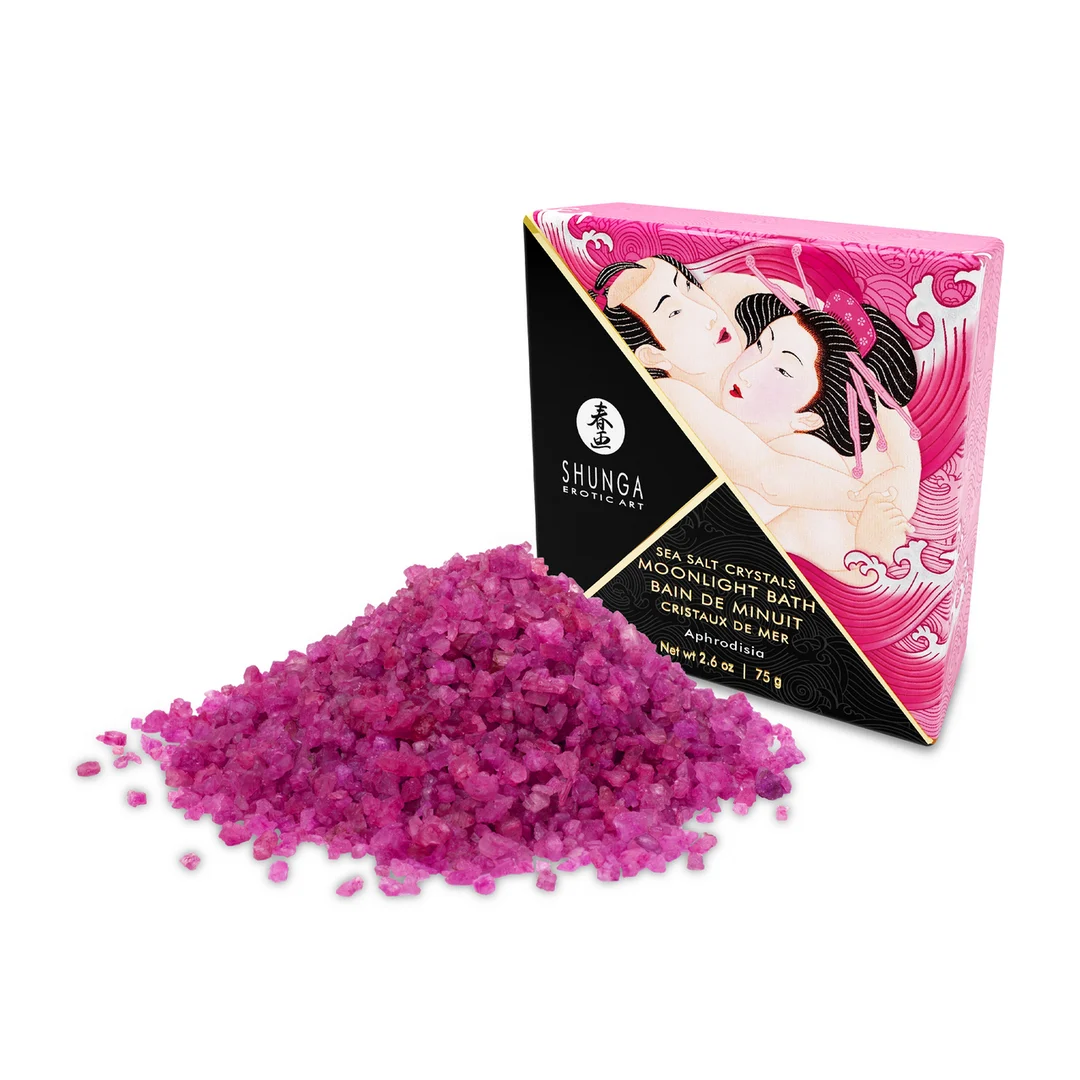 Badesalz – Mini Oriental Crystals, schäumende Salzkristalle aus dem Toten Meer – Aphrodisia – Shunga – 75 gr / 2,65 oz – Bild 2