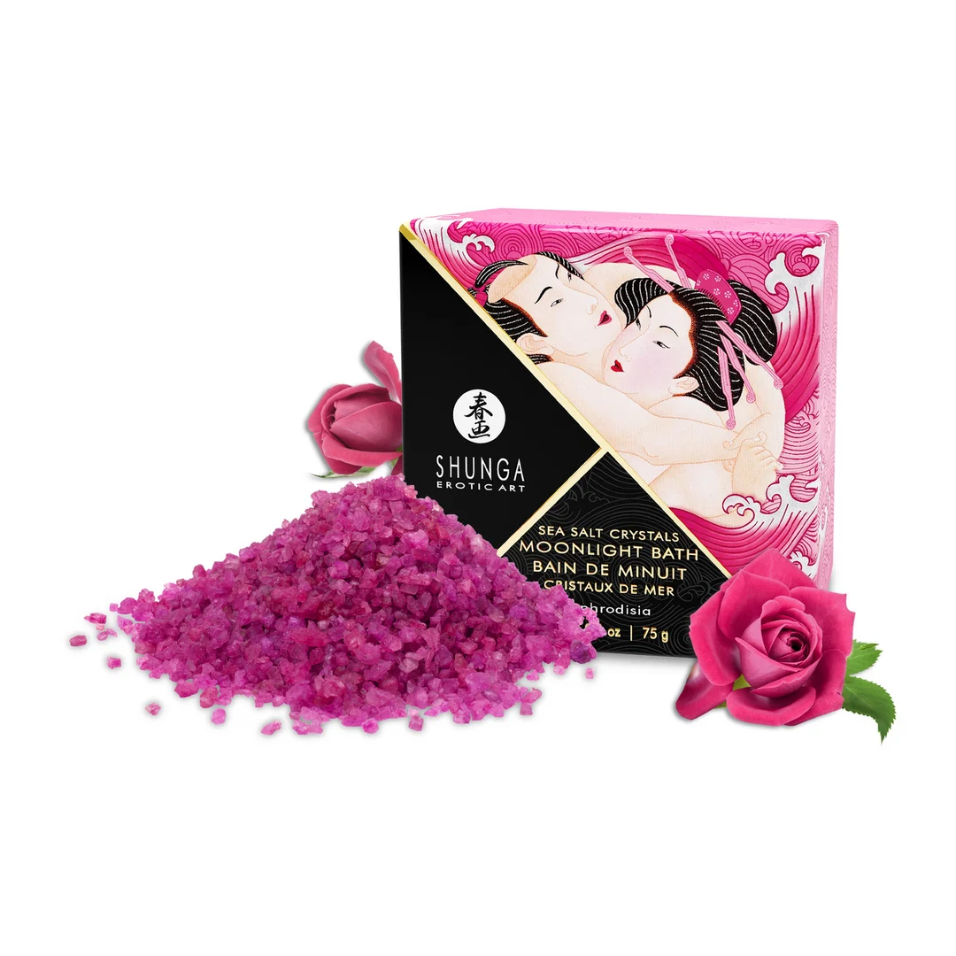 Badesalz – Mini Oriental Crystals, schäumende Salzkristalle aus dem Toten Meer – Aphrodisia – Shunga – 75 gr / 2,65 oz – Bild 3