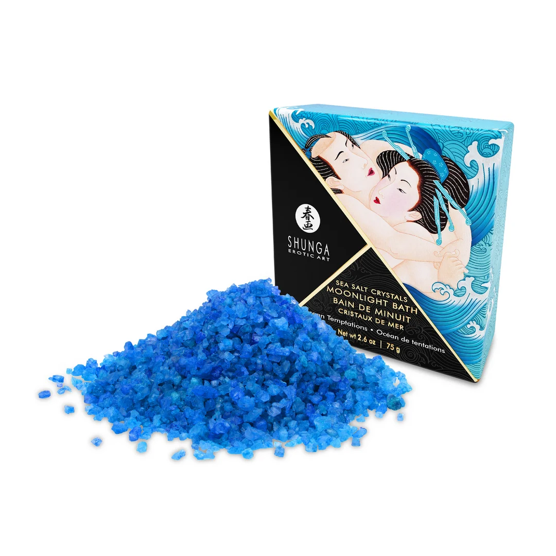 Badesalz, Mini Oriental Crystals, schäumende Salzkristalle des Toten Meeres, Ocean Breeze, Shunga, 2,65 oz / 75 gr – Bild 2