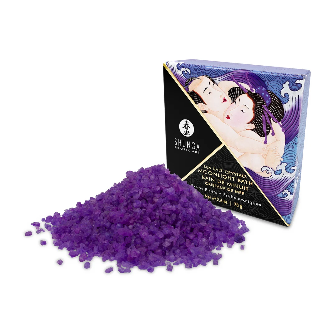 Orientalisches Badesalz, duftende schäumende Salzkristalle des Toten Meeres, exotische Früchte, Shunga, 2,65 oz / 75 gr – Bild 2