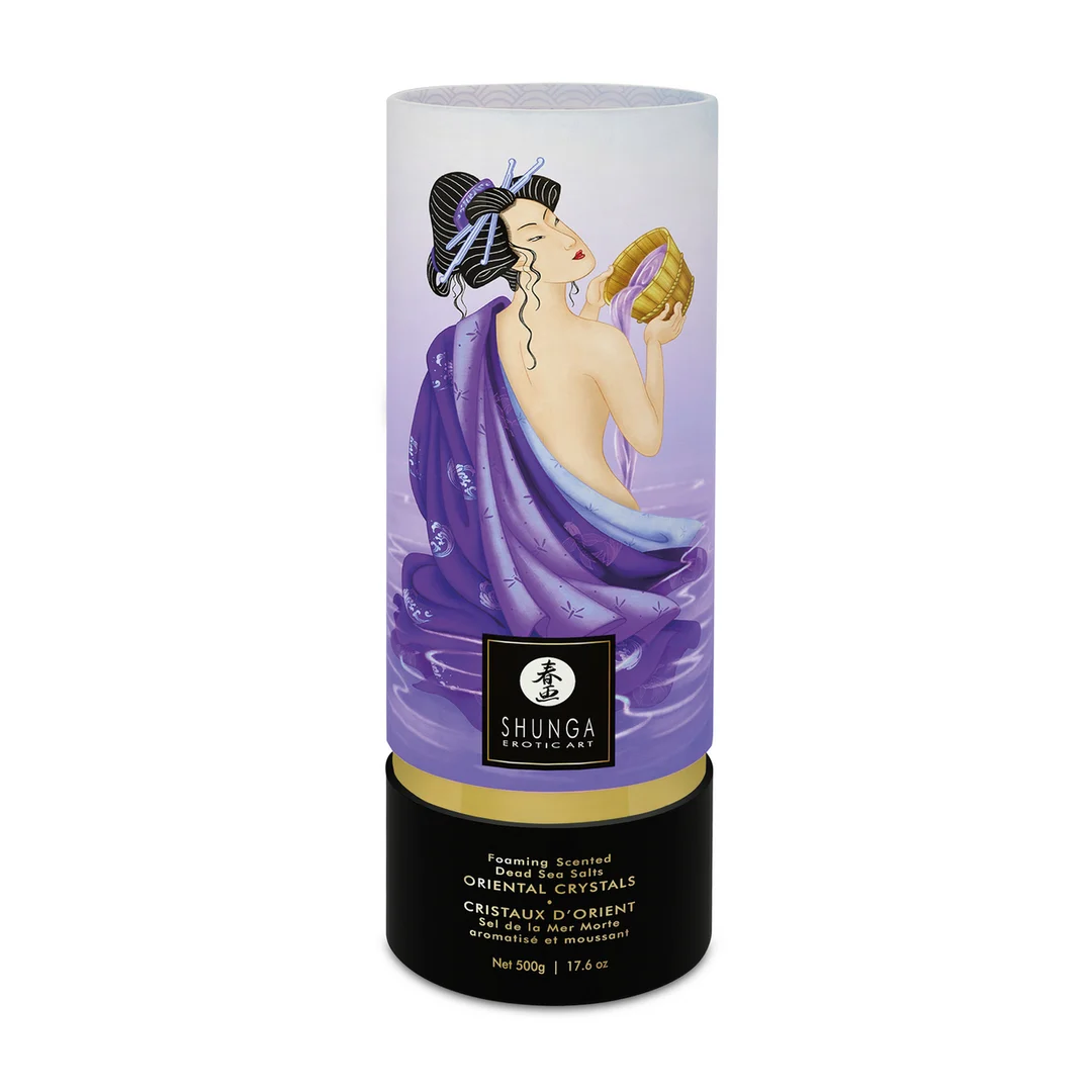 S-6752_1 Badesalz – Oriental Crystals schäumendes Badesalz aus dem Toten Meer – Exotische Früchte – 500 gr / 17,6 oz – Bild 1