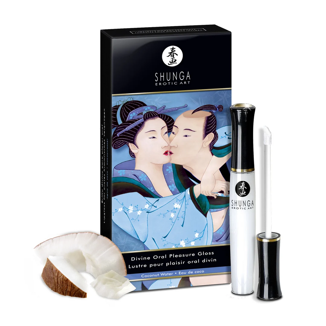 Stimulierender Lipgloss, Divine Oral Lipgloss Kokoswasser 10 ml (0,33 fl oz) – Bild 2