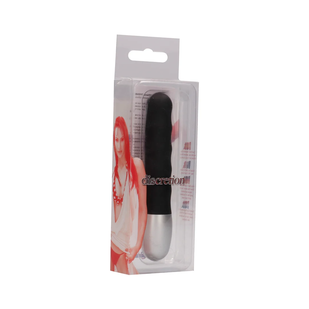 Mini Vibrator, gerippt und kompakt, discretie Seven Creations – Bild 1