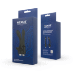 Analdusche – Shower Douche Duo Set für Einsteiger mit 2 Silikonaufsätzen, schwarz – Nexus – Bild 2