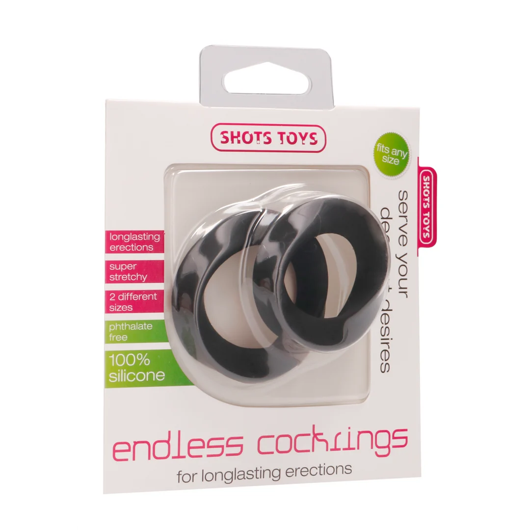 Endless Cockring Set aus Silikon – Bild 1