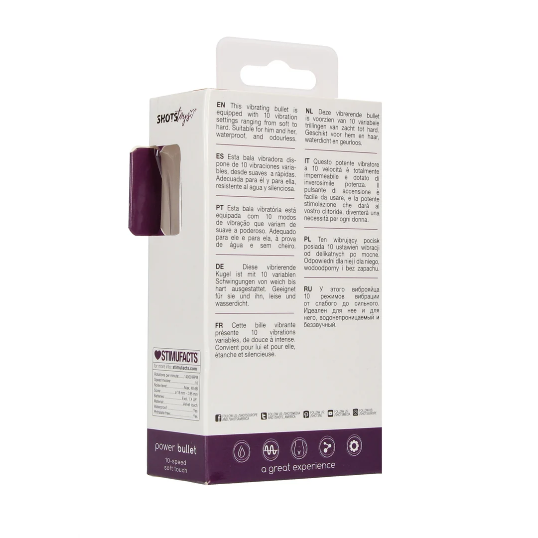 Bullet Vibrator – 10 Stufen und wasserdicht – Shots Shots Toys by Shots – Bild 2