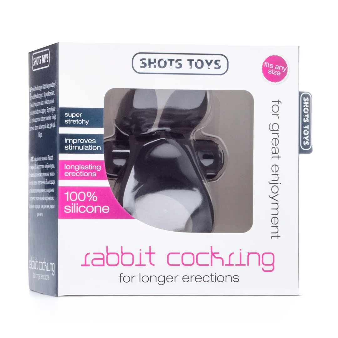 Shots Rabbit Cockring mit Bullet – Bild 1