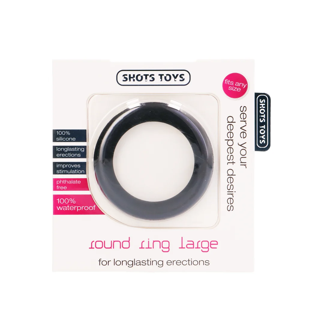 SHT396BLK_1 Großer runder Penisring – Bild 1