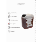 Aromatisiertes Gleitgel – Auf Wasserbasis, für die Verwendung mit Latexkondomen geeignet – Schokolade – 1,3 gal / 5 l – Bild 3