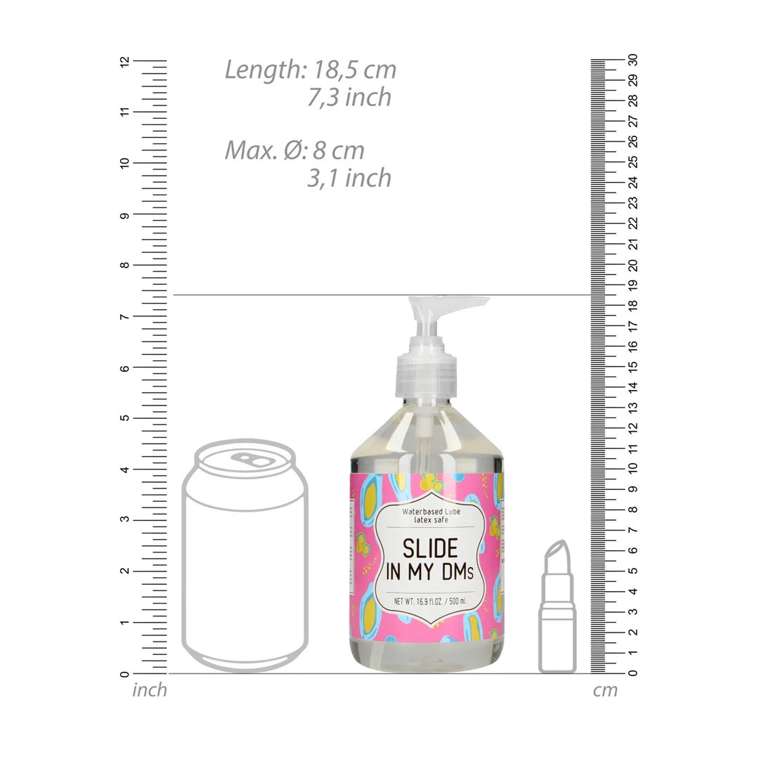 Wasserbasiertes Gleitgel – dermatologisch getestet und für Latexkondome geeignet – unparfümiert und geschmacksneutral – 500 ml – S-Line by Shots – Bild 3