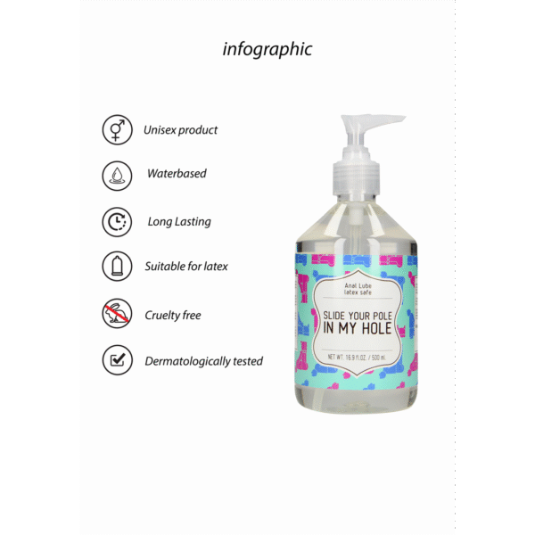 S Line Gleitgel auf Wasserbasis 500 ml