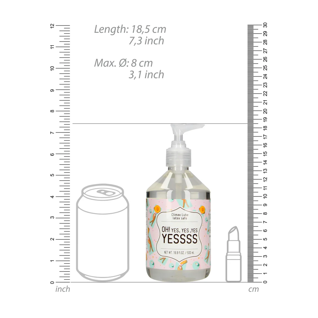 Gleitgel auf Wasserbasis, für Latexkondome geeignet, dermatologisch getestet, unparfümiert, geschmacksneutral, 500 ml, S-Line by Shots – Bild 3