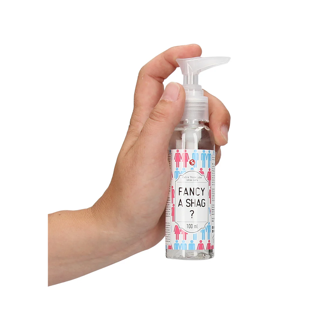 Gleitgel auf Wasserbasis, extra dick (Fancy A Shag?) – unparfümiert und geschmacksneutral – 100 ml – S Line by Shots – Bild 4