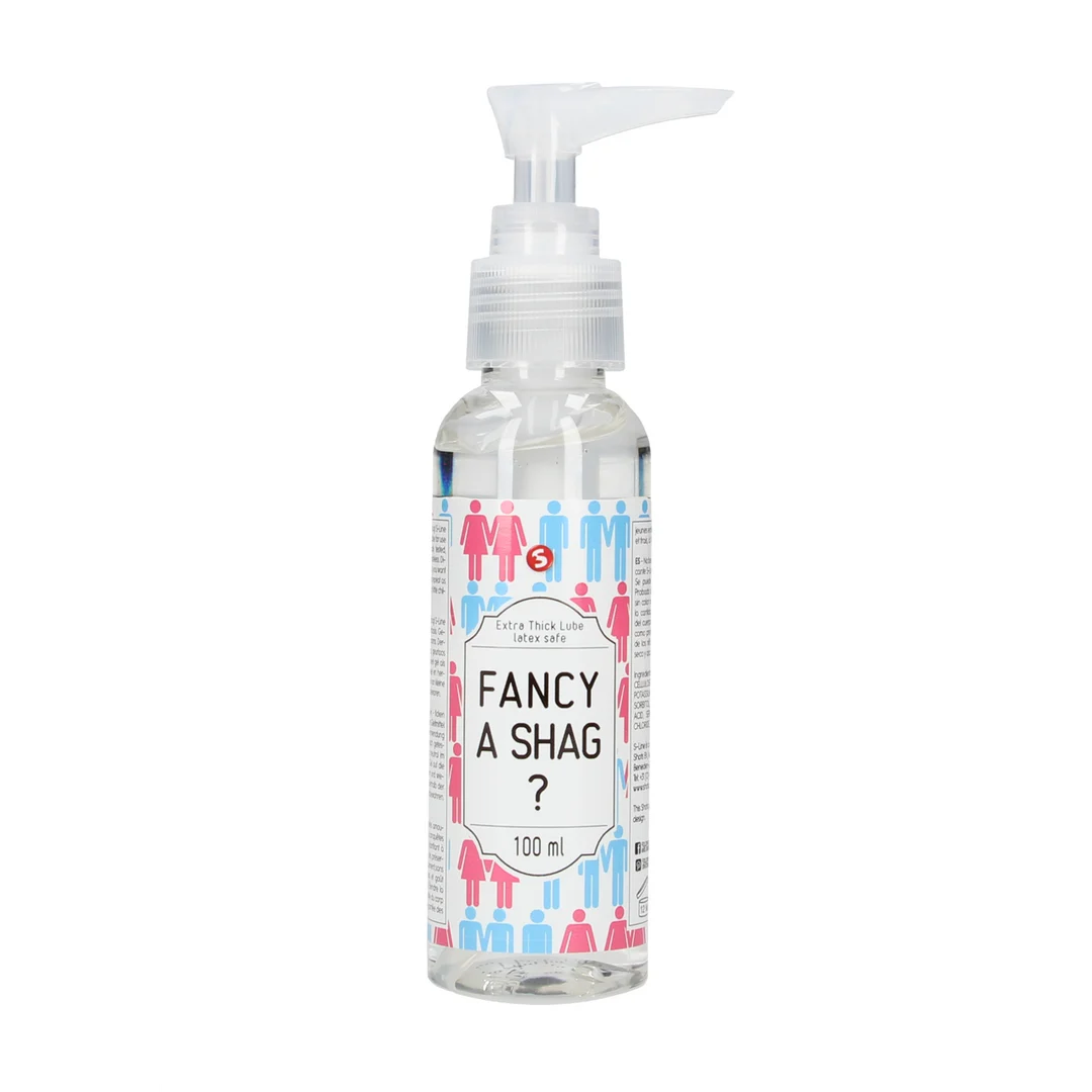 Gleitgel auf Wasserbasis, extra dick (Fancy A Shag?) – unparfümiert und geschmacksneutral – 100 ml – S Line by Shots – Bild 5
