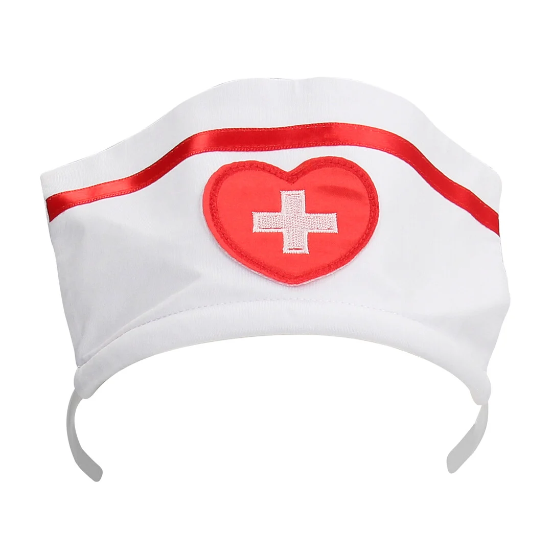 Weißes Krankenschwesterkostüm von S Line by Shots – Bild 3