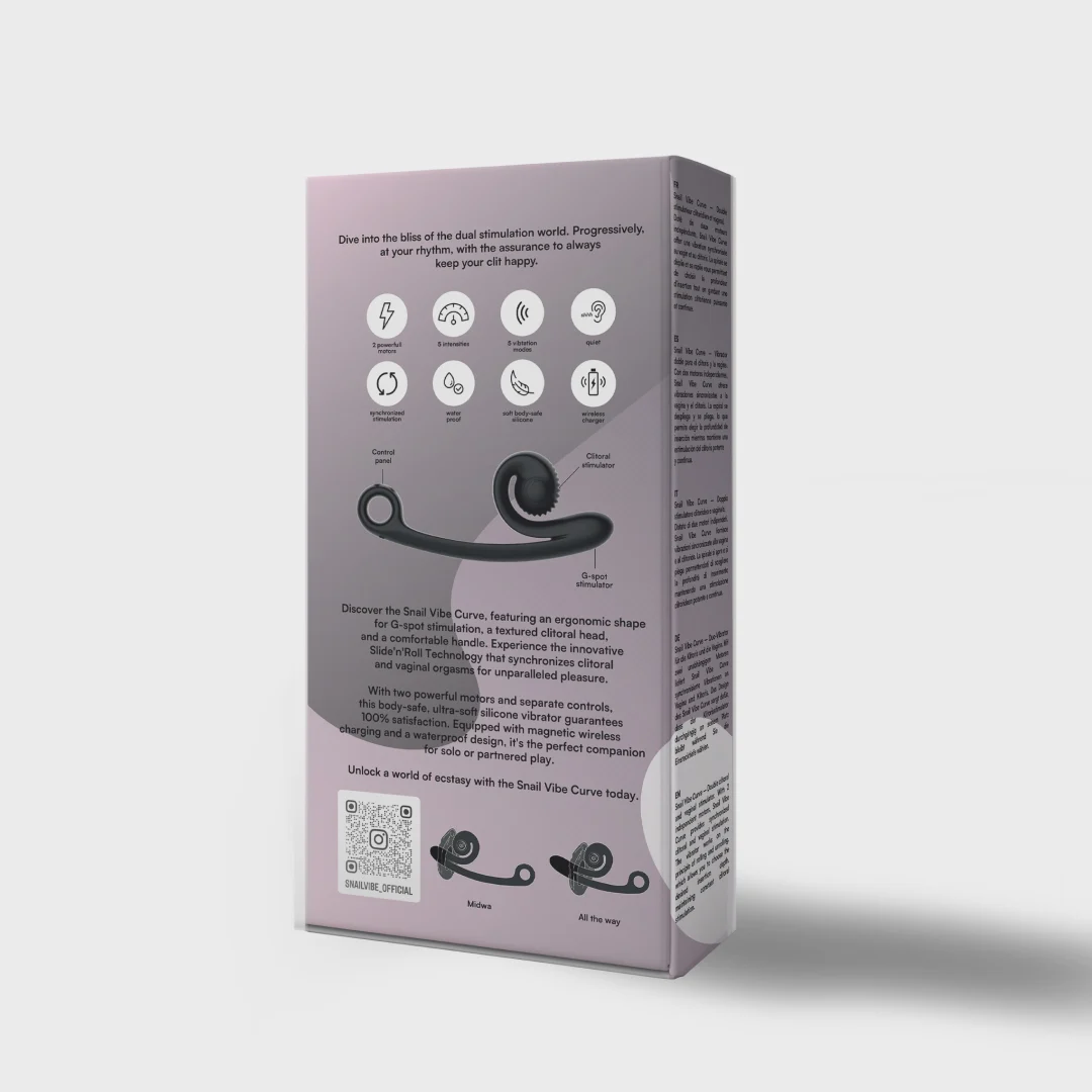 Snail Vibe Curve Stimulator mit doppelter Stimulation – Bild 7