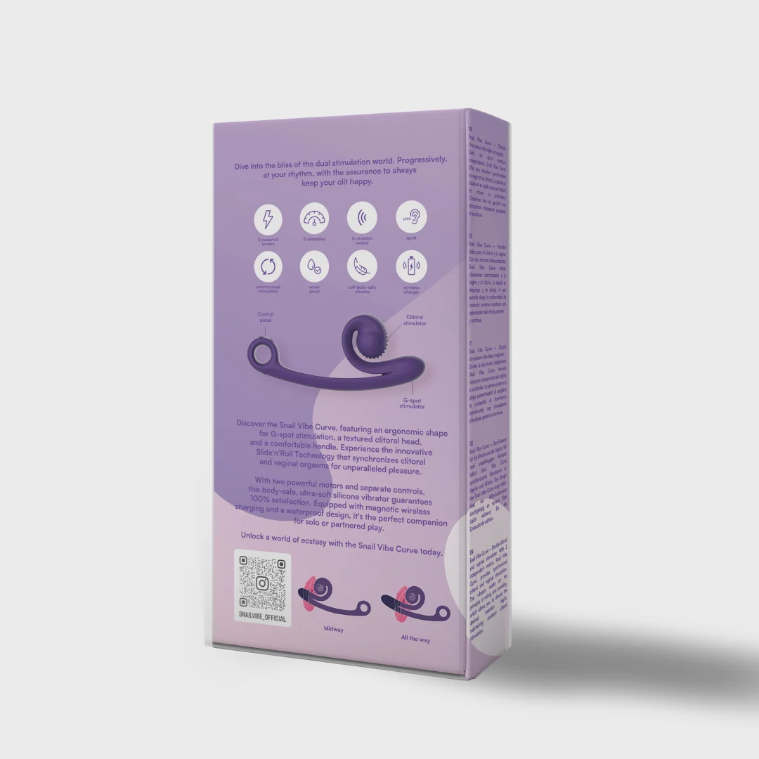 Snail Vibe Curve Stimulator mit doppelter Stimulation – Bild 12
