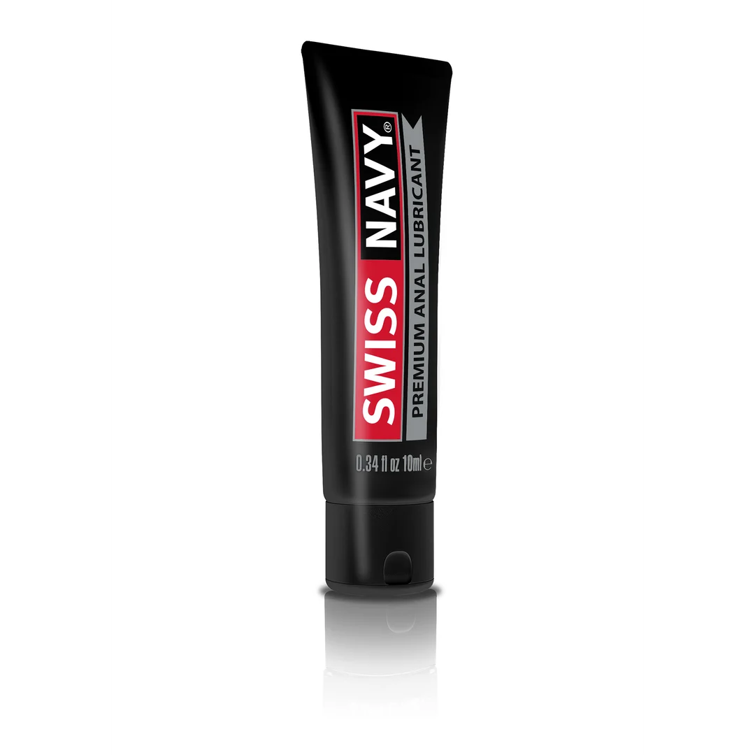 Anales Gleitmittel – Premium Silikon mit Nelke, TESTER – unparfümiert, geschmacksneutral – 29,5 ml – Swiss Navy – Bild 3