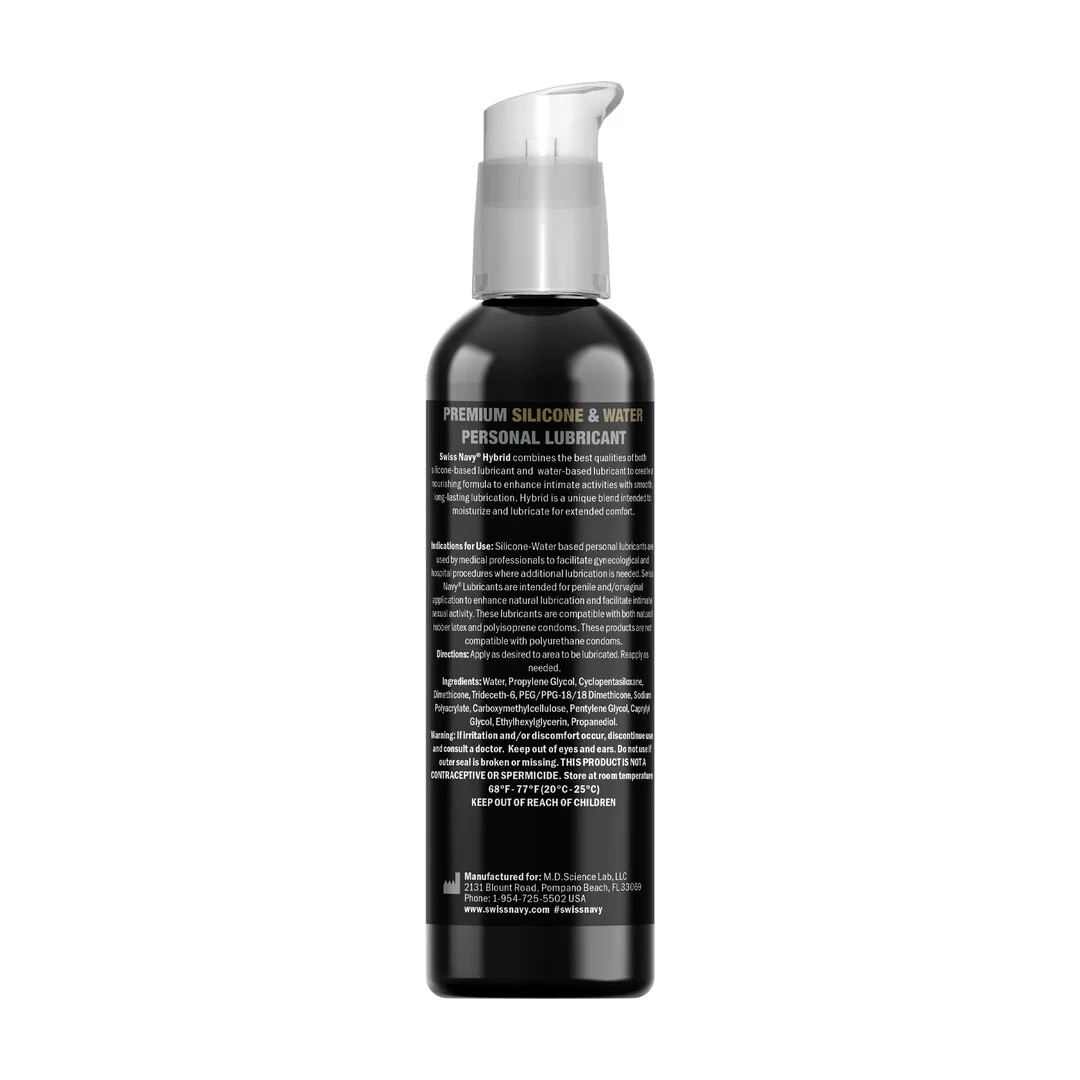 Gleitgel (neutral) – Hybrid Gleitgel auf Silikon und Wasserbasis – unparfümiert, kein Geschmack – 29,5 ml – Swiss Navy – Bild 5