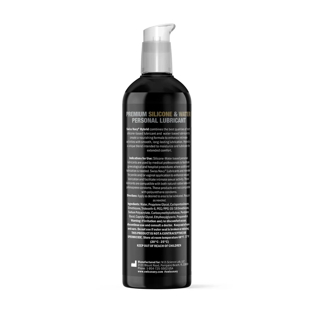 Gleitgel (neutral) – Hybrid Gleitgel auf Silikon und Wasserbasis – unparfümiert, kein Geschmack – 29,5 ml – Swiss Navy – Bild 11