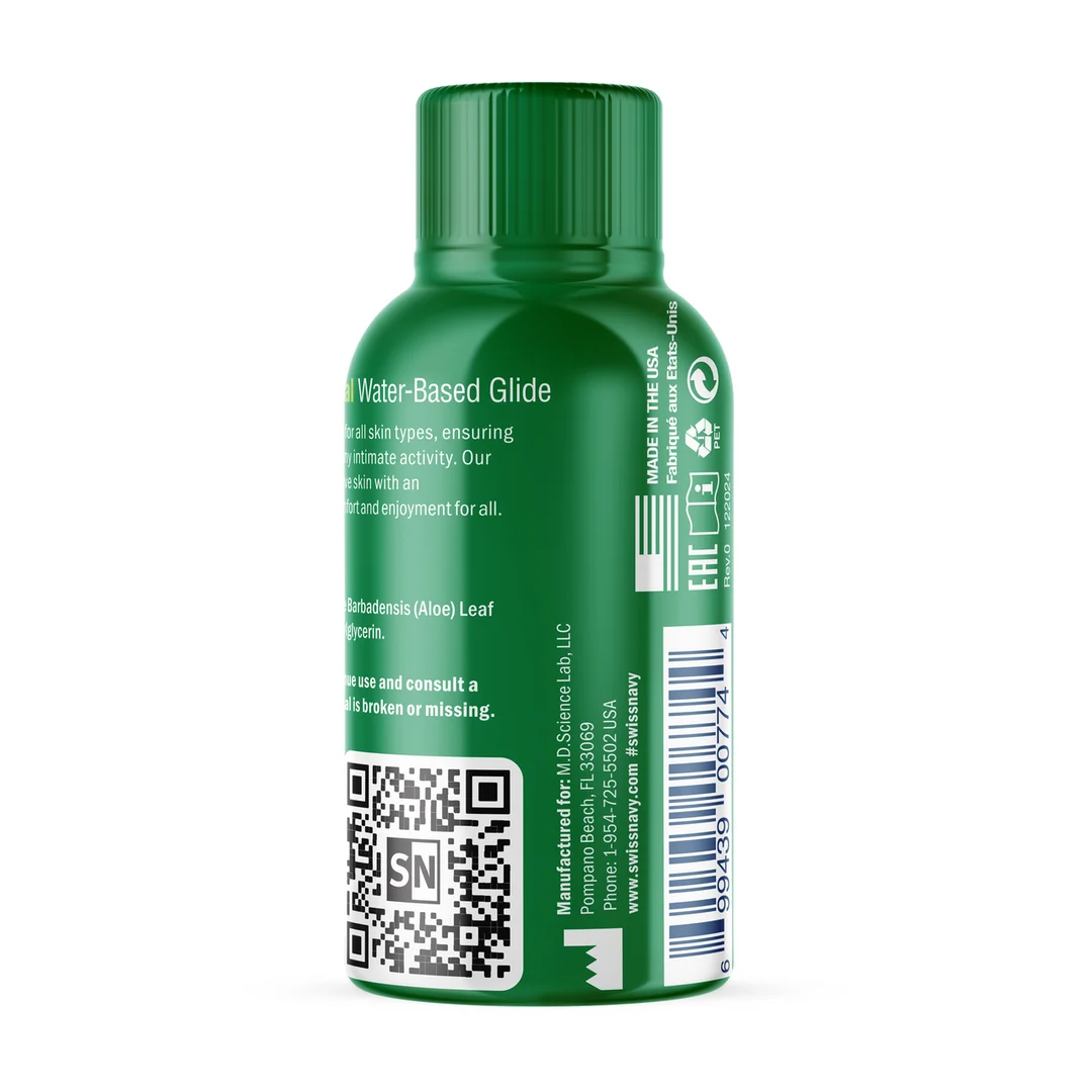 Gleitgel auf Wasserbasis, hypoallergen, dermatologisch getestet, frei von Parabenen und Glycerin, ohne Duft und Geschmack, 29,5 ml, Swiss Navy – Bild 2