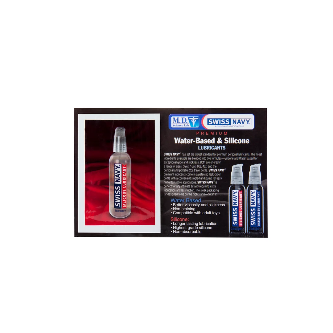 Silikongleitgel – Premium Silikongel mit Vitamin E – unparfümiert, geschmacksneutral – 59 ml – Swiss Navy – Bild 2