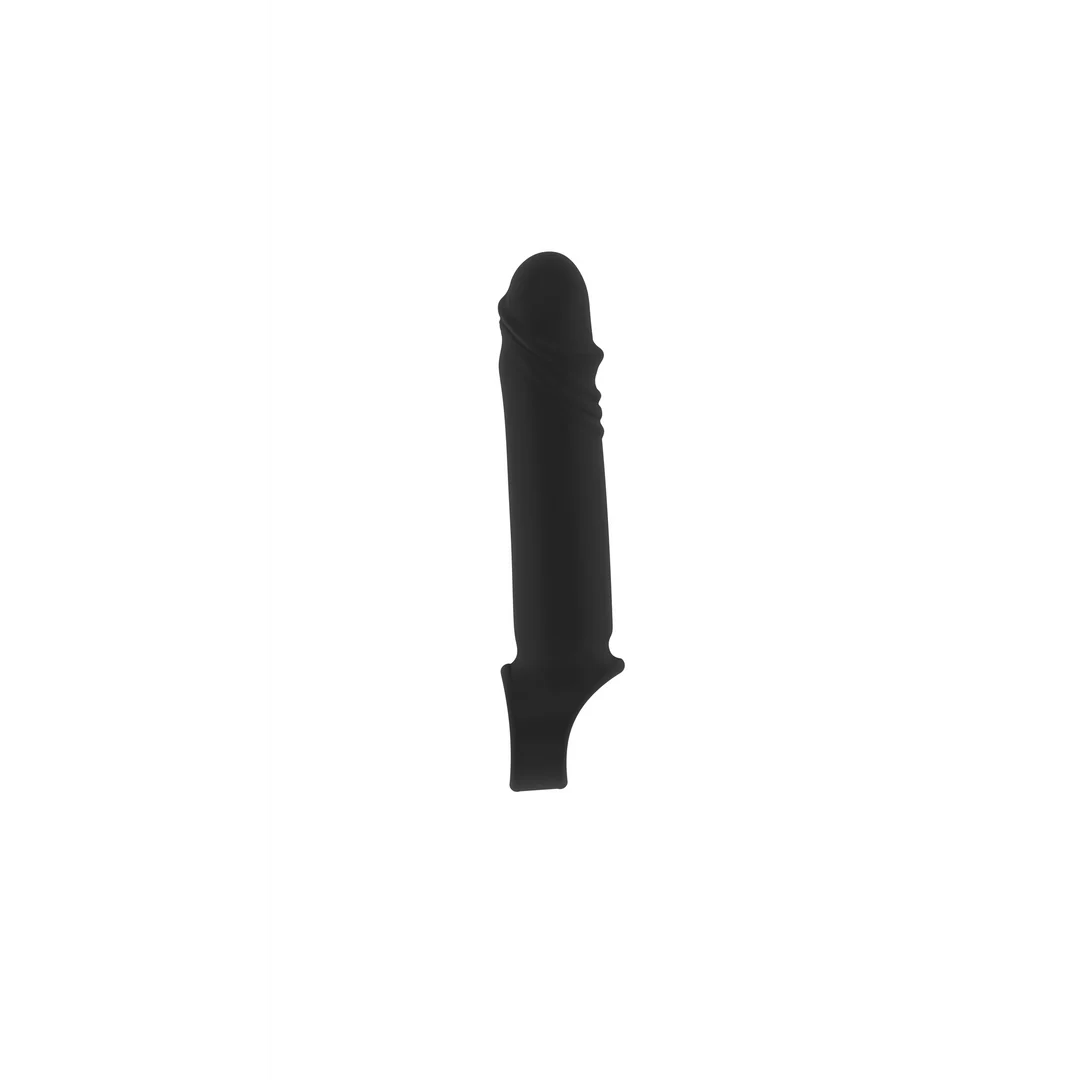 Penis Sleeve mit Hodensackriemen – Elastische Penisverlängerung – Bild 2